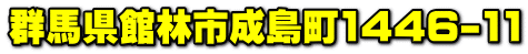 群馬県館林市成島町1446-11